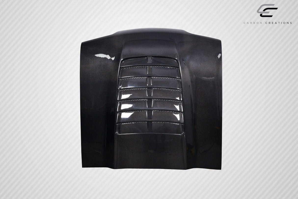 1987-1993 Ford Mustang Carbon Creations GT500 V2 Hood - 1 Piece