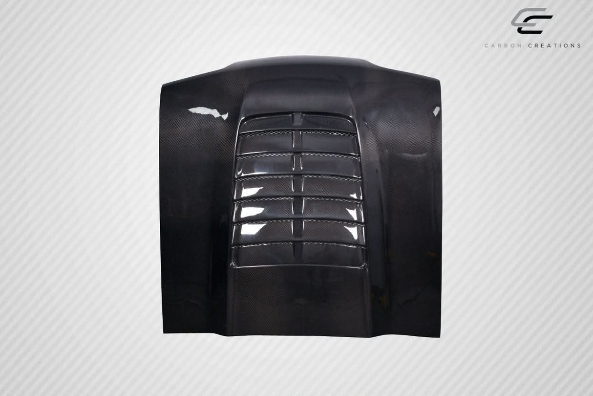 1987-1993 Ford Mustang GT500 V2 Style Hood - Carbon Fiber