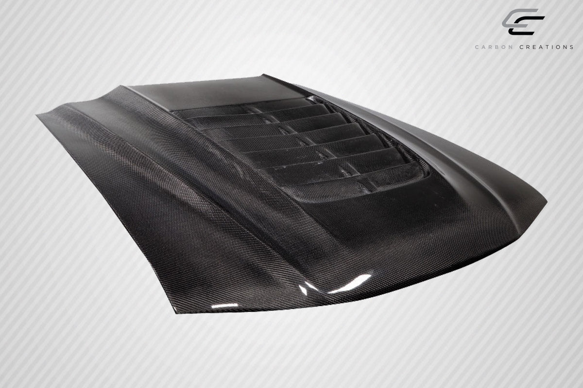 1994-1998 Ford Mustang Carbon Creations GT500 V2 Hood - 1 Piece