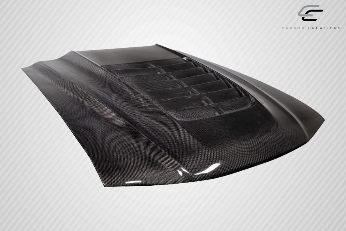 1994-1998 Ford Mustang GT500 V2 Style Hood - Carbon Fiber