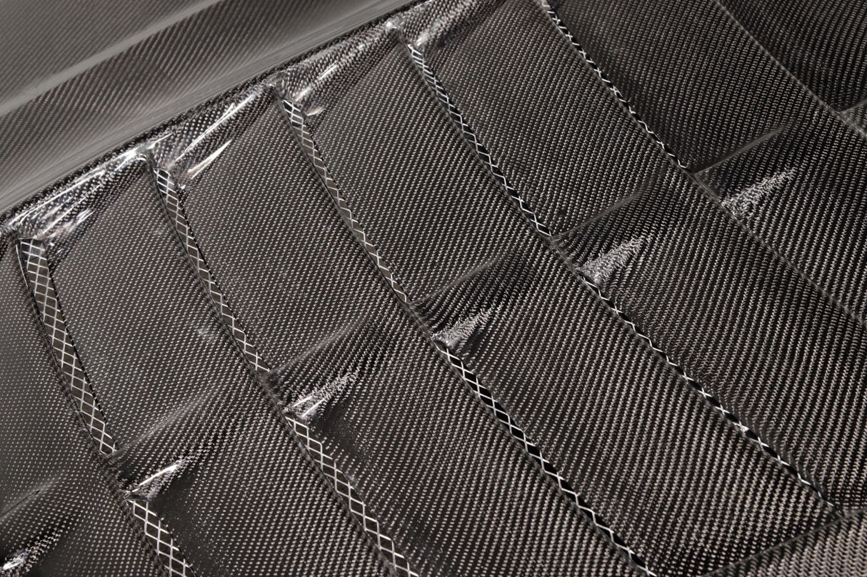1994-1998 Ford Mustang GT500 V2 Style Hood - Carbon Fiber