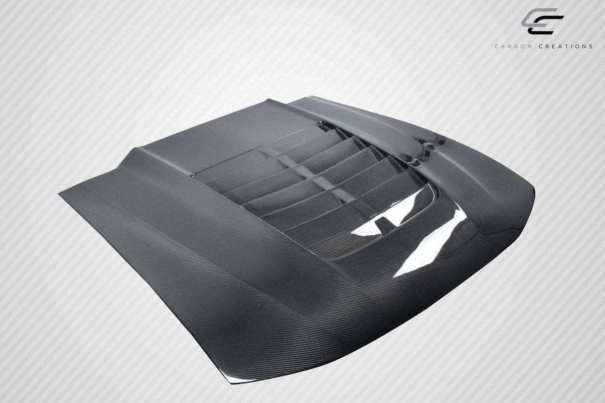 1999-2004 Ford Mustang GT500 V2 Style Hood - Carbon Fiber
