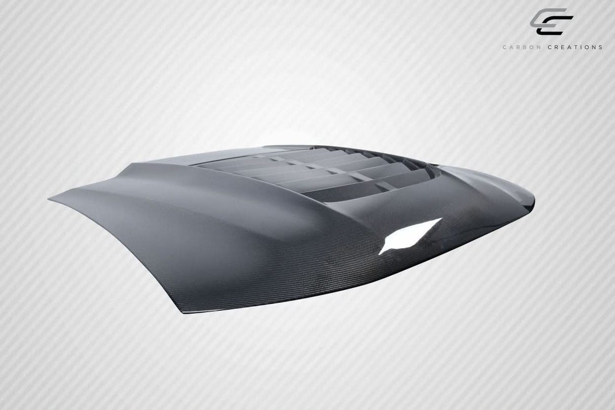 1999-2004 Ford Mustang GT500 V2 Style Hood - Carbon Fiber