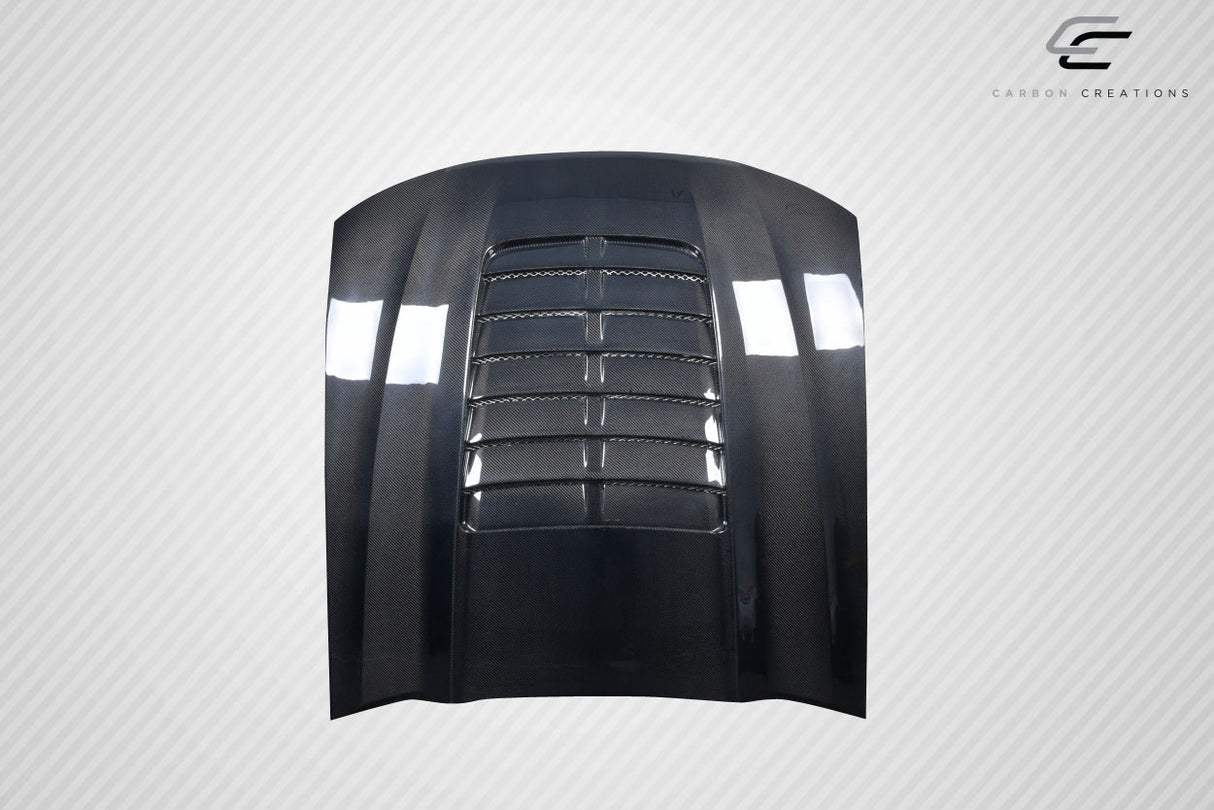 1999-2004 Ford Mustang Carbon Creations GT500 V2 Hood - 1 Piece