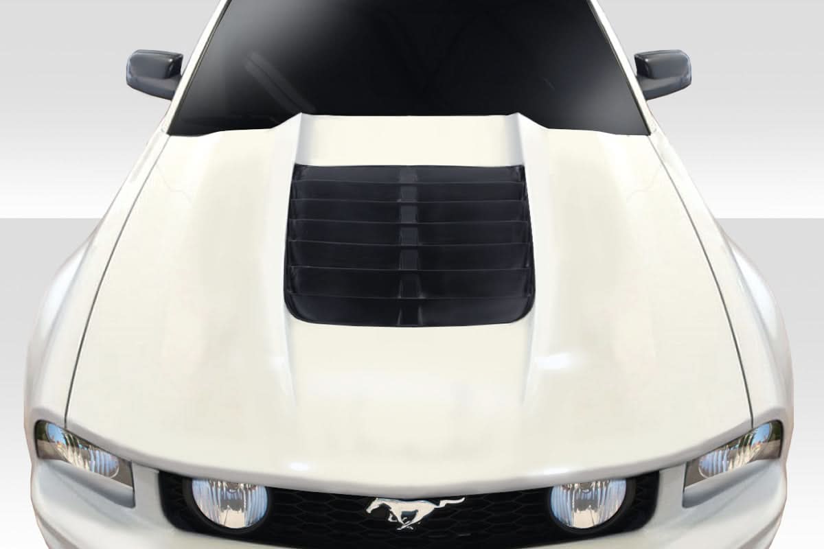2005-2009 Ford Mustang GT500 V2 Style Hood - 1 Piece - FRP