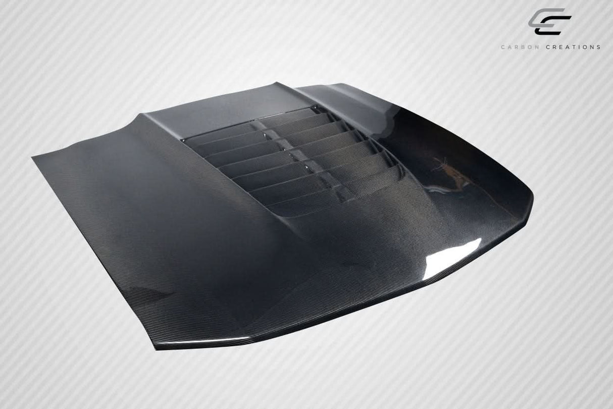 2005-2009 Ford Mustang GT500 V2 Style Hood - Carbon Fiber