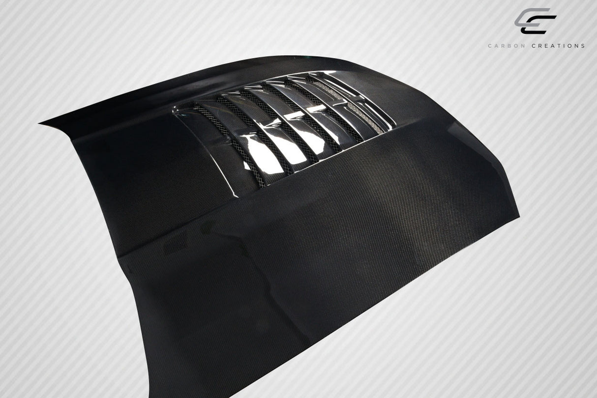 2005-2009 Ford Mustang Carbon Creations GT500 V2 Hood - 1 Piece