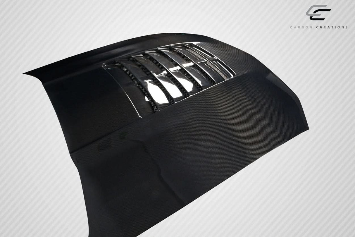 2005-2009 Ford Mustang GT500 V2 Style Hood - Carbon Fiber