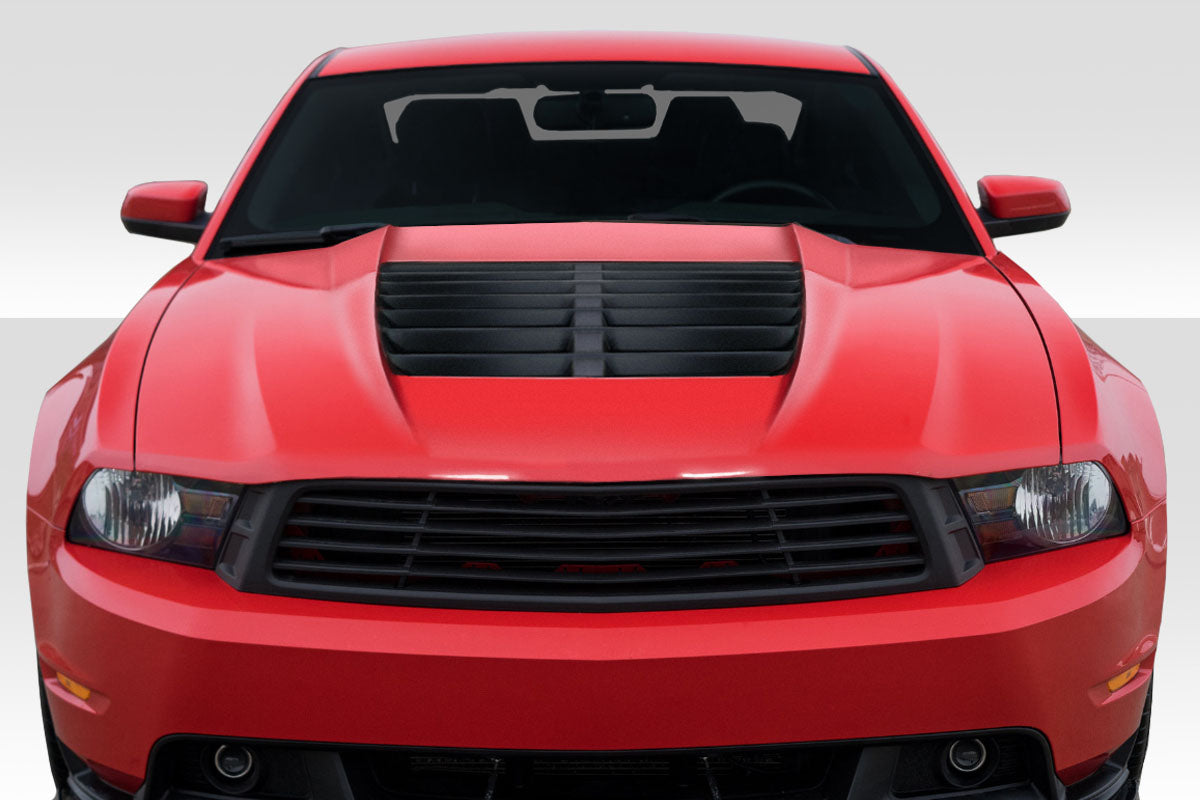 2010-2012 Ford Mustang GT500 V2 Style Hood - FRP