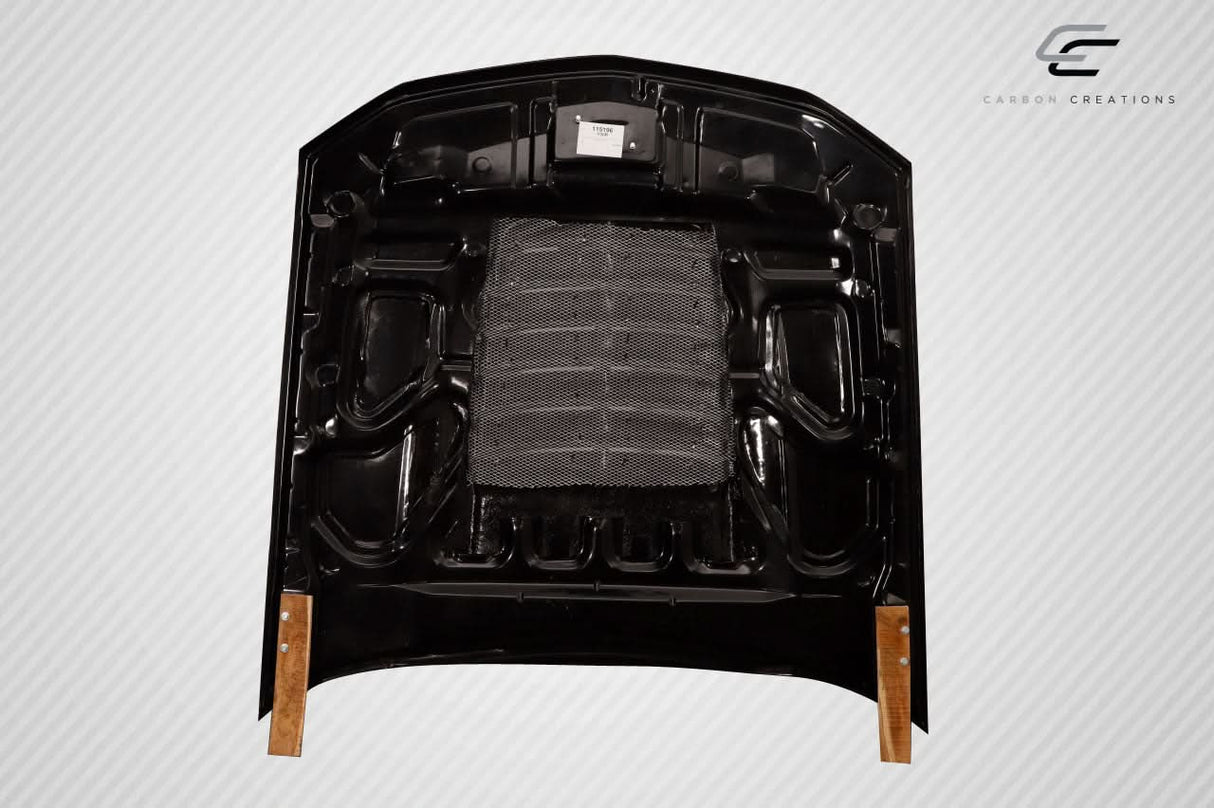 2010-2012 Ford Mustang GT500 V2 Style Hood - Carbon Fiber