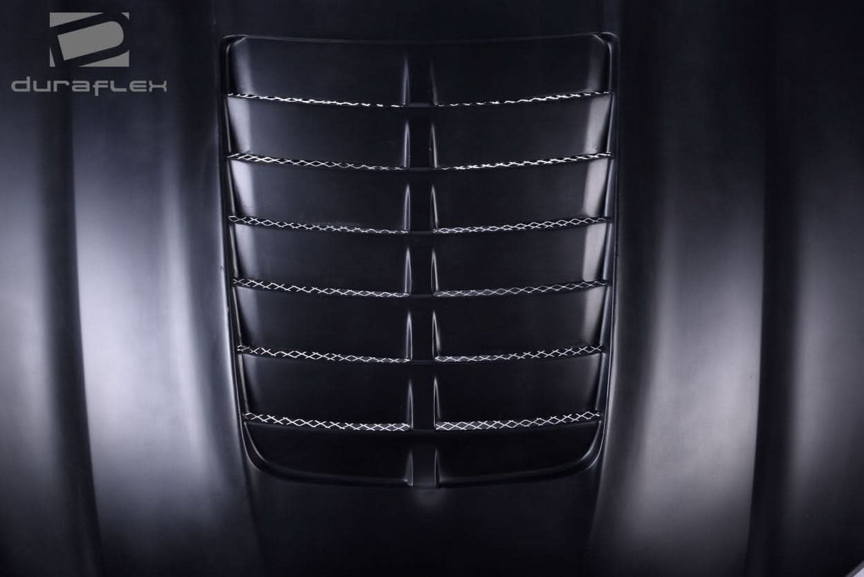 2013-2014 Ford Mustang GT500 V2 Style Hood - 1 Piece - FRP