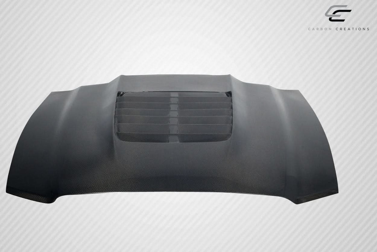 2013-2014 Ford Mustang GT500 V2 Style Hood - Carbon Fiber