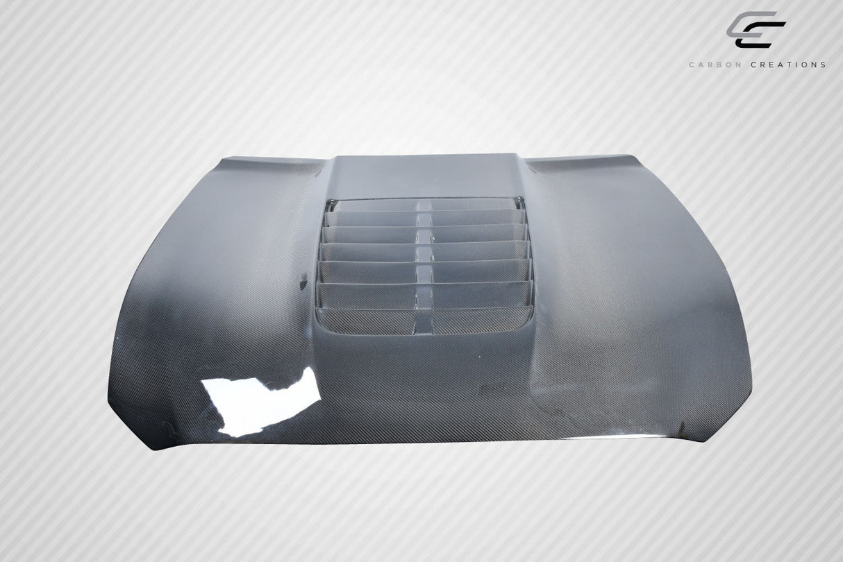 2015-2017 Ford Mustang GT500 V2 Style Hood - Carbon Fiber