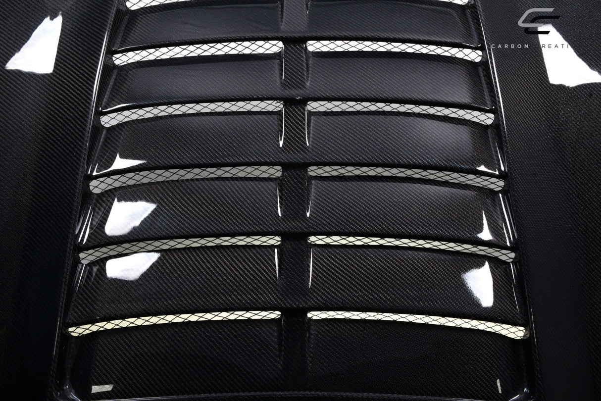2015-2017 Ford Mustang Carbon Creations GT500 V2 Hood - 1 Piece