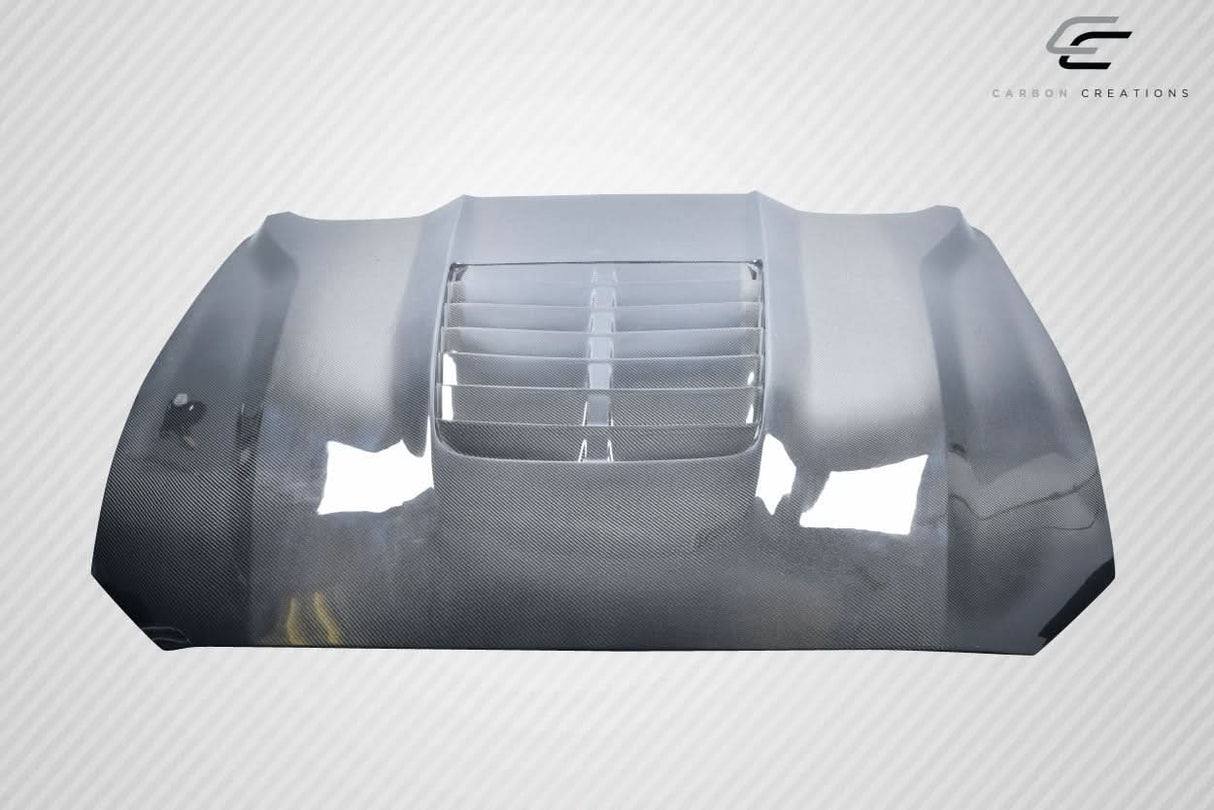 2018-2023 Ford Mustang GT500 V2 Style Hood - Carbon Fiber