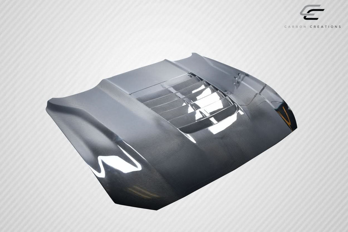 2018-2023 Ford Mustang GT500 V2 Style Hood - Carbon Fiber