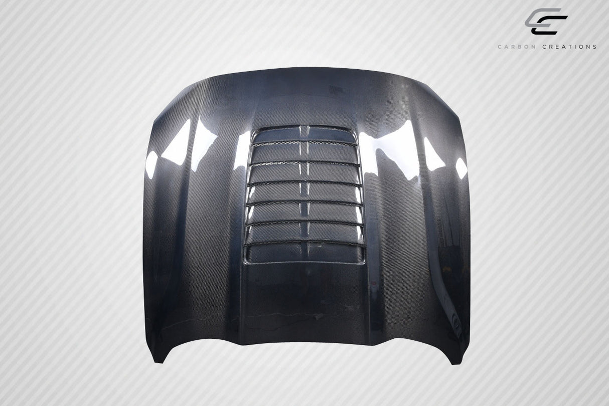 2018-2023 Ford Mustang GT500 V2 Style Hood - Carbon Fiber