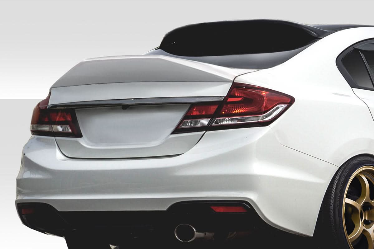 2012-2015 Honda Civic KMZ Style Rear Wing Spoiler - FRP