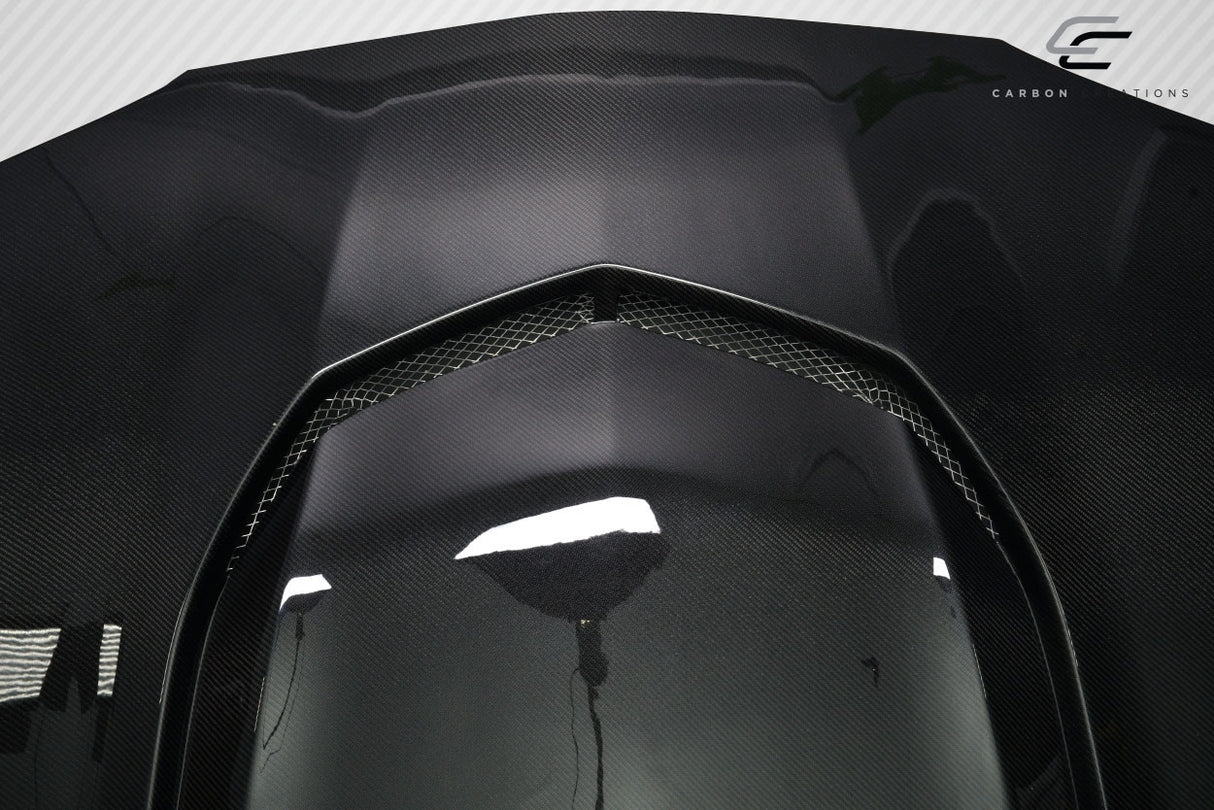 1993-1997 Chevrolet Camaro ZL1 Version 2 Style Hood - Carbon Fiber