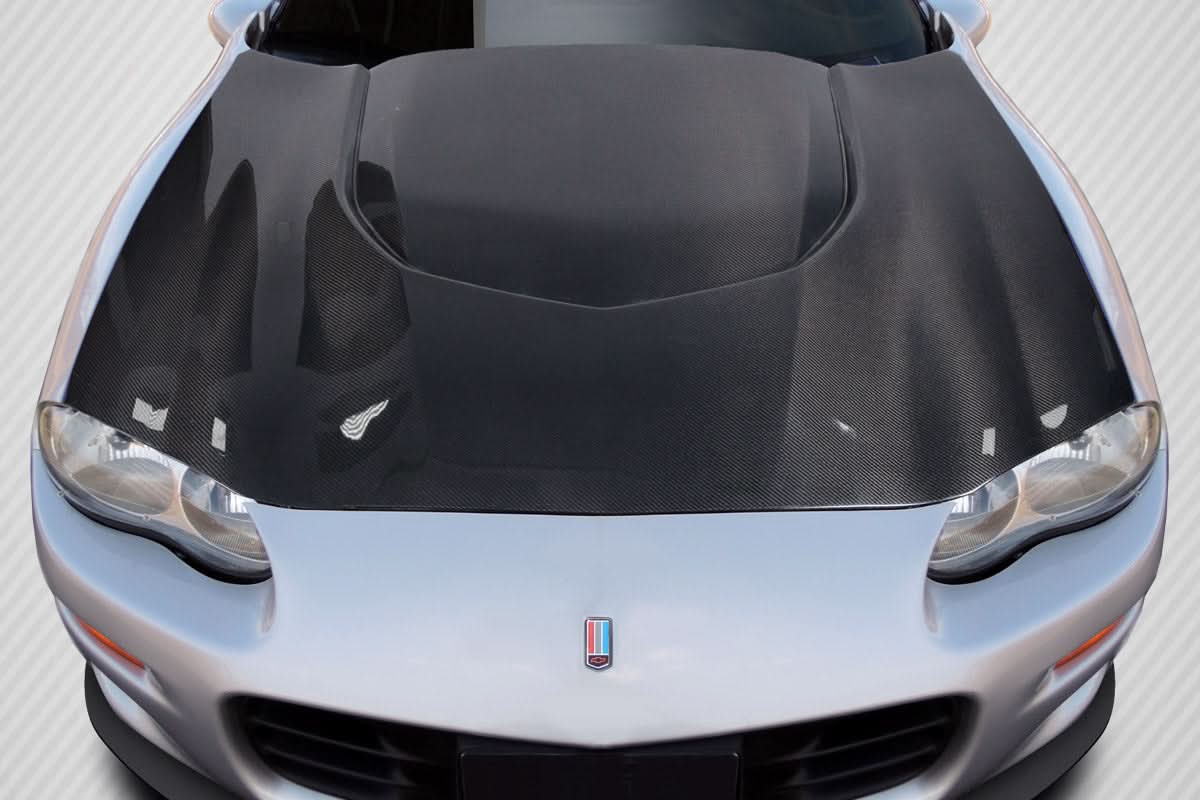 1998-2002 Chevrolet Camaro ZL1 Style Version 2 Hood - Carbon Fiber