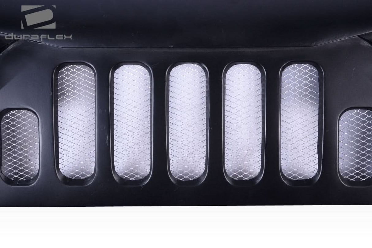 2007-2018 Jeep Wrangler Predator Style Grille - 1 Piece - FRP