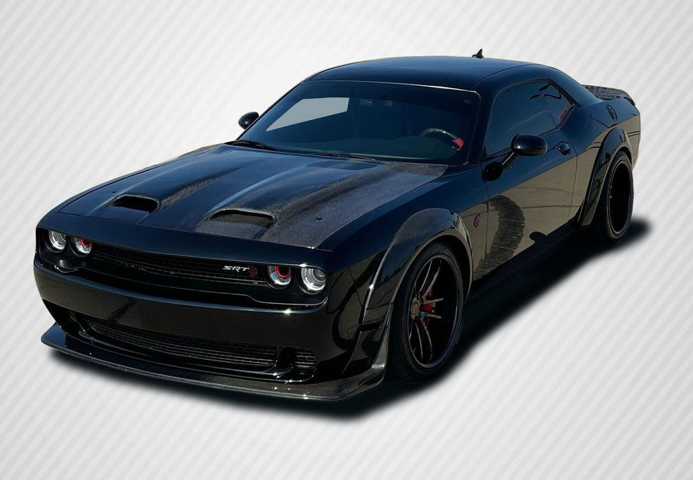 2008-2023 Dodge Challenger Redeye Look Hood - Carbon Fiber