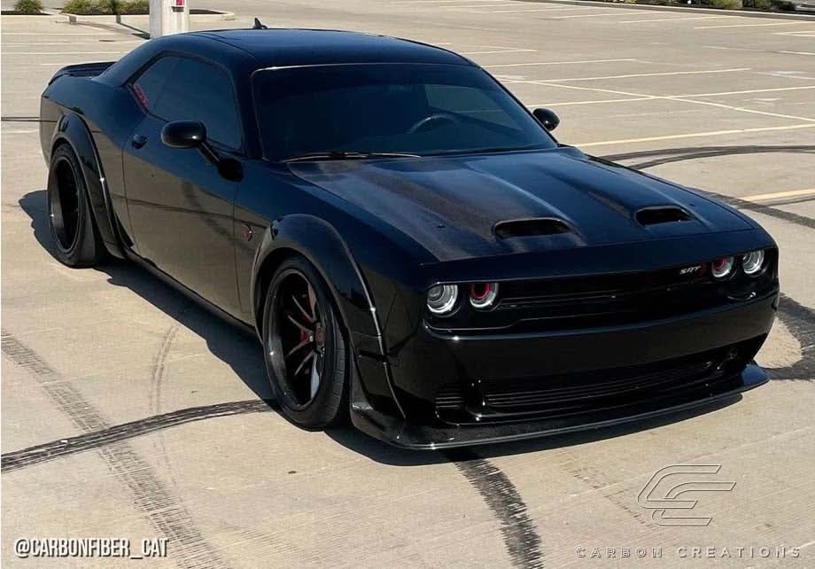 2008-2023 Dodge Challenger Redeye Look Hood - Carbon Fiber