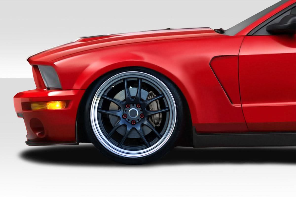 2005-2009 Ford Mustang GT350 V2 Look Front Fenders - FRP