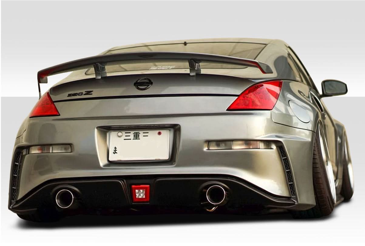 2003-2008 Nissan 350Z N4 Style Rear Bumper Cover - FRP