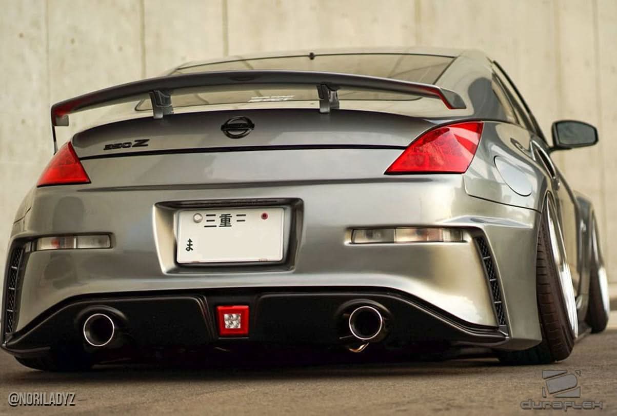 2003-2008 Nissan 350Z N4 Style Rear Bumper Cover - FRP