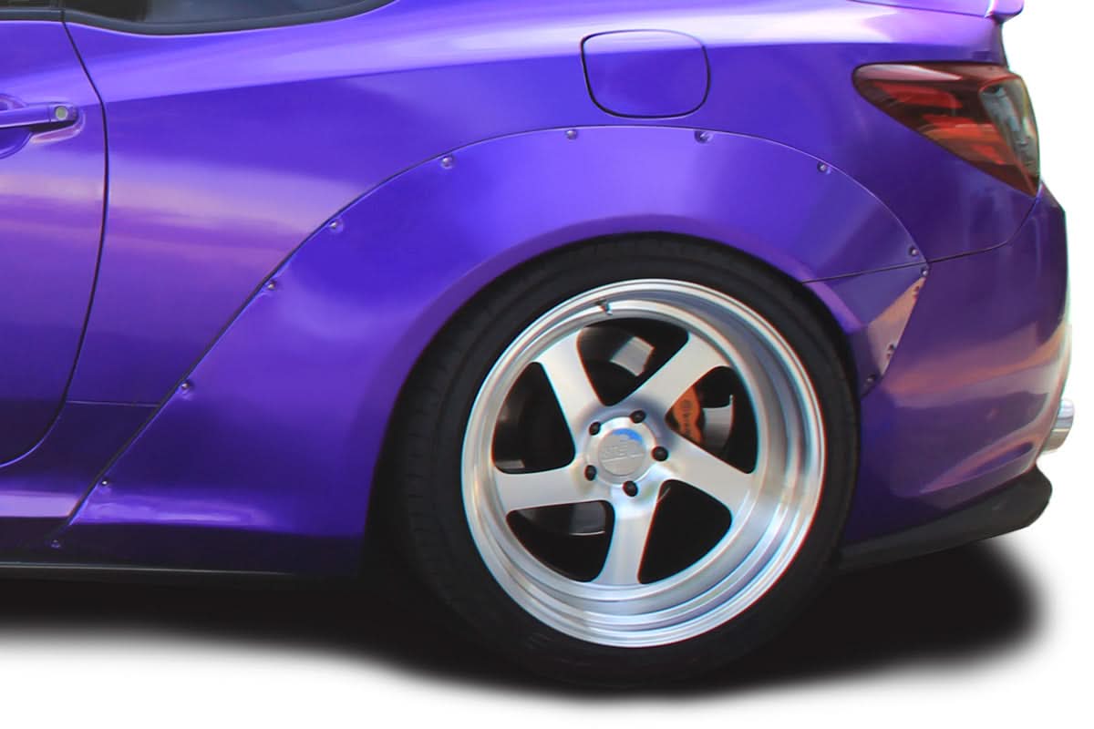 2010-2016 Hyundai Genesis Coupe MSR V2 Style Rear Fender Flares - FRP