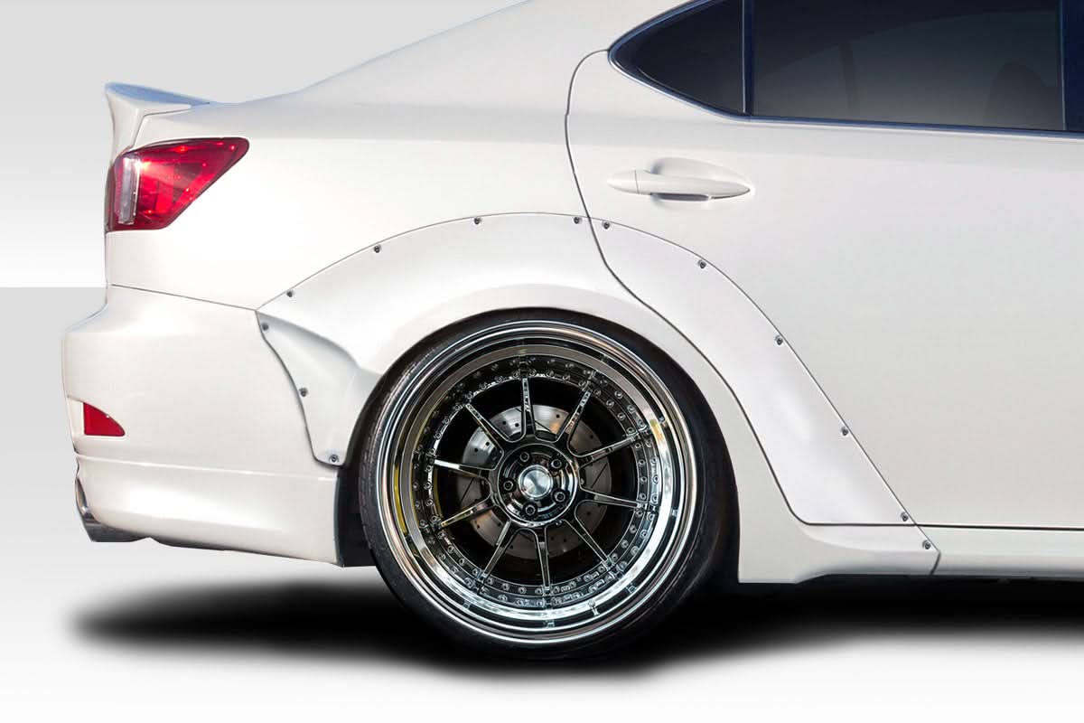 2006-2013 Lexus IS Series MSR Style Rear Fender Flares - FRP