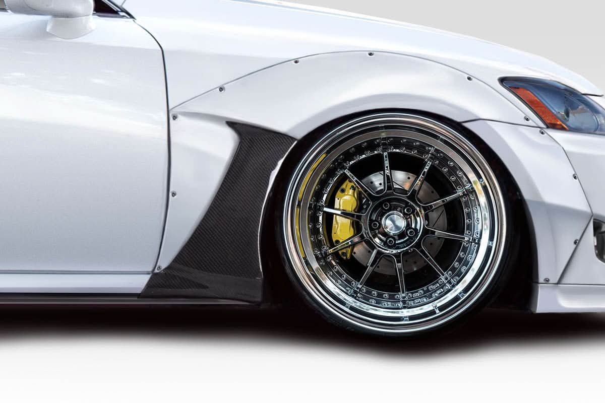 2006-2010 Lexus IS250 IS350 MSR Style Side Vents - Carbon Fiber