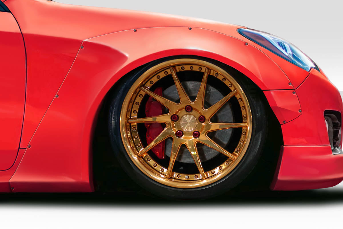 2010-2016 Hyundai Genesis Coupe MSR V2 Style Front Fender Flares - FRP