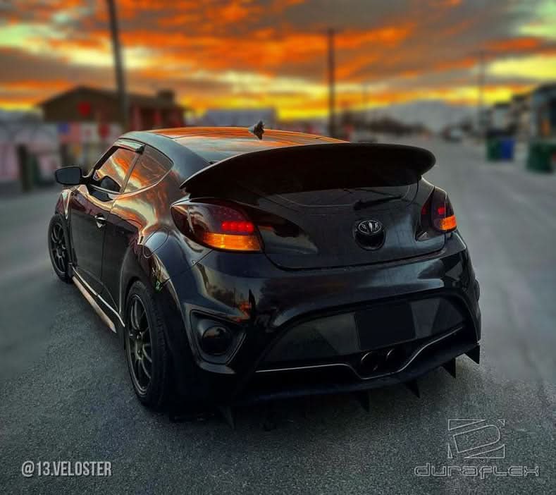 2012-2017 Hyundai Veloster Turbo D1 Style Rear Wing Spoiler - FRP