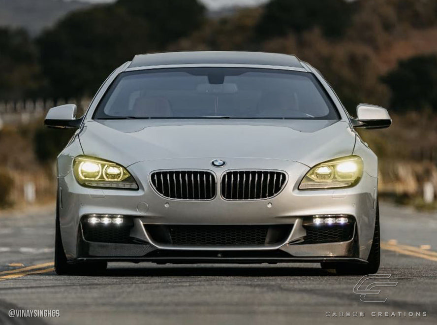 2011-2019 BMW 6 Series M Tech Style Front Lip Under Spoiler - Carbon Fiber