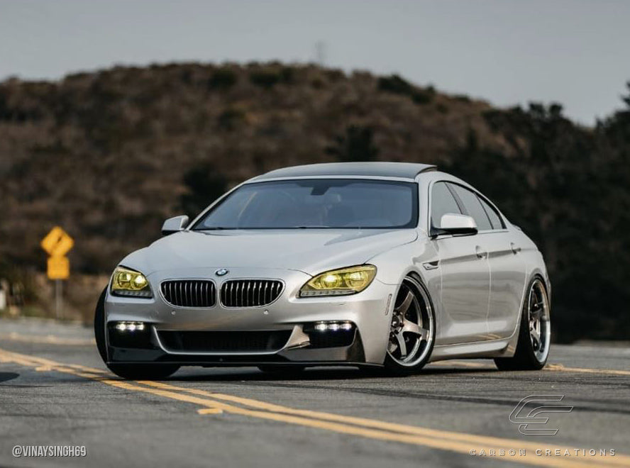 2011-2019 BMW 6 Series M Tech Style Front Lip Under Spoiler - Carbon Fiber