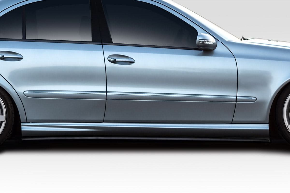 2003-2009 Mercedes E55 E63 W211 L Sport Style Side Skirt Splitters - FRP