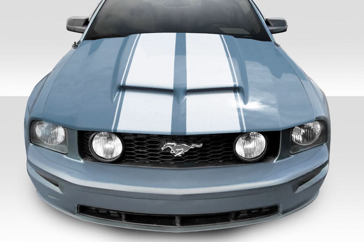 2005-2009 Ford Mustang CVX Style Ram Air Hood - FRP