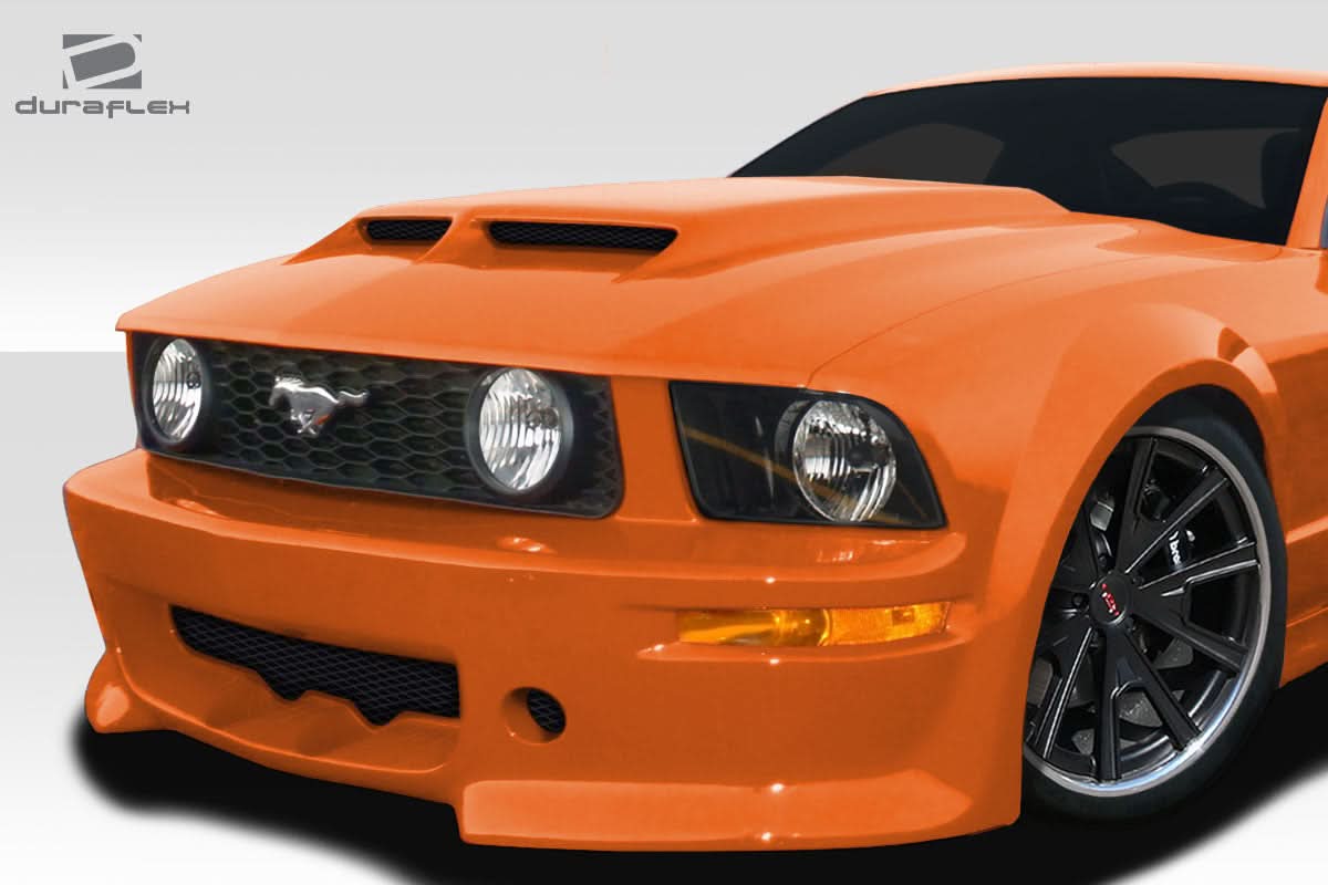 2005-2009 Ford Mustang CVX Style Ram Air Hood - FRP