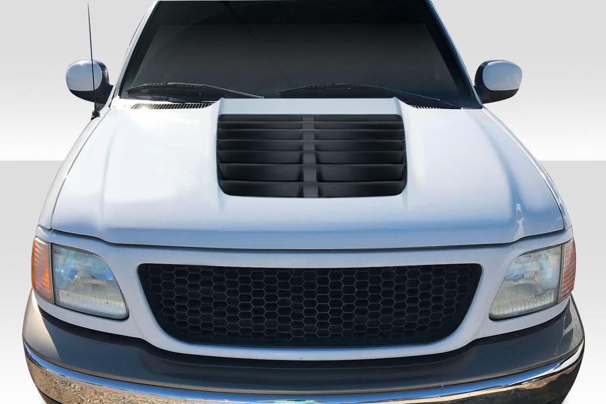 1997-2003 Ford F-150 GT500 V2 Style Hood - 1 Piece - FRP