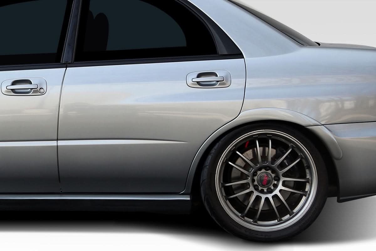 2002-2007 Subaru Impreza WRX STI Look Rear Fender Flares - FRP