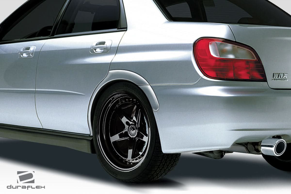 2002-2007 Subaru Impreza WRX STI Look Rear Fender Flares - FRP