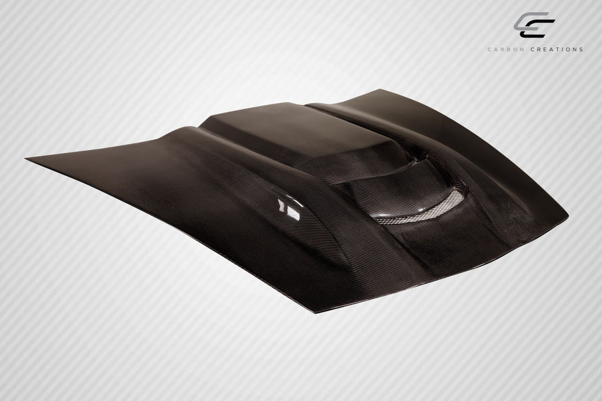 2005-2013 Chevrolet Corvette C6 ZR1 V2 Style Hood - Carbon Fiber