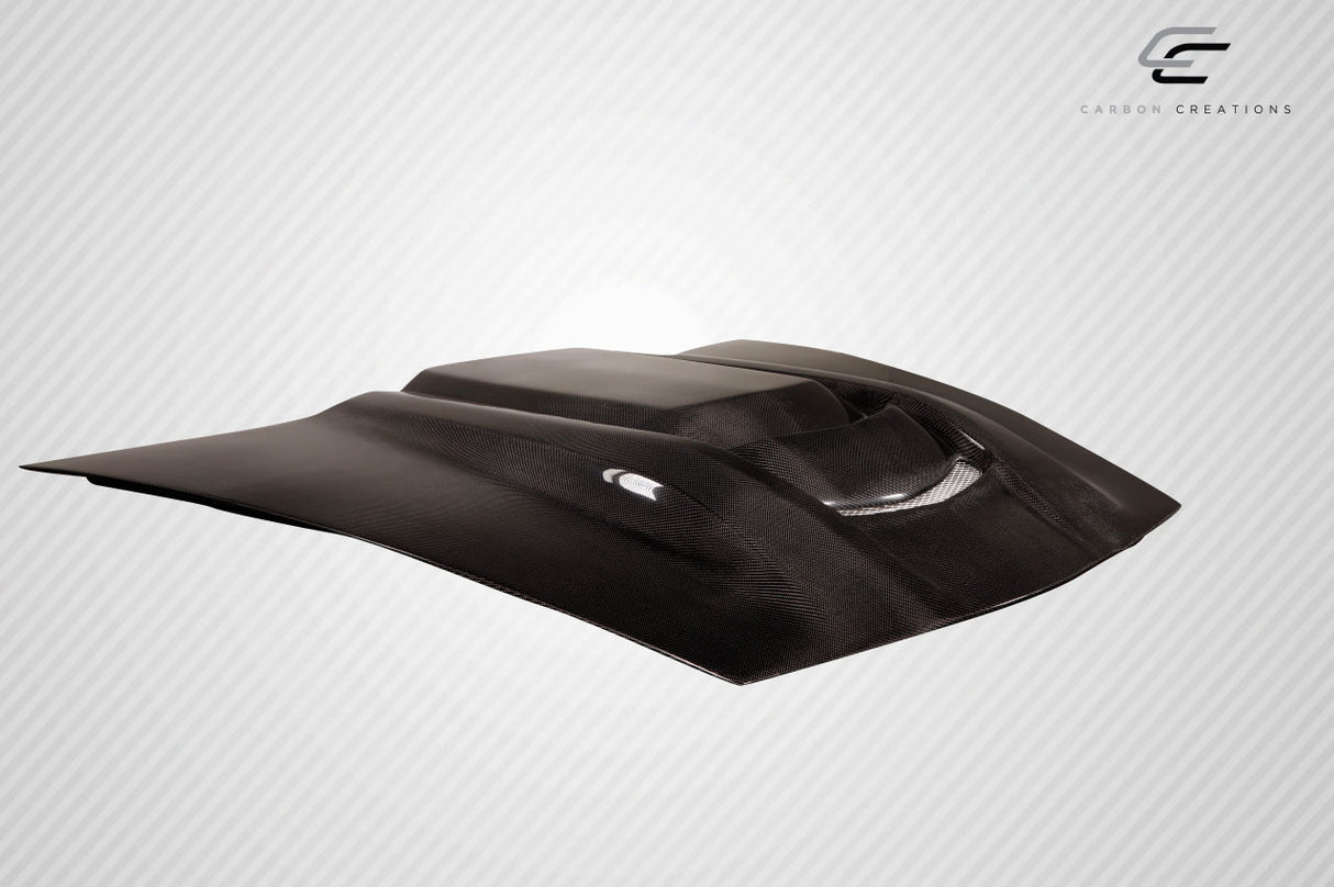 2005-2013 Chevrolet Corvette C6 ZR1 V2 Style Hood - Carbon Fiber