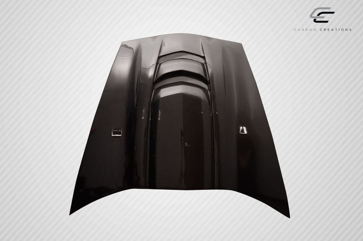 2005-2013 Chevrolet Corvette C6 ZR1 V2 Style Hood - Carbon Fiber