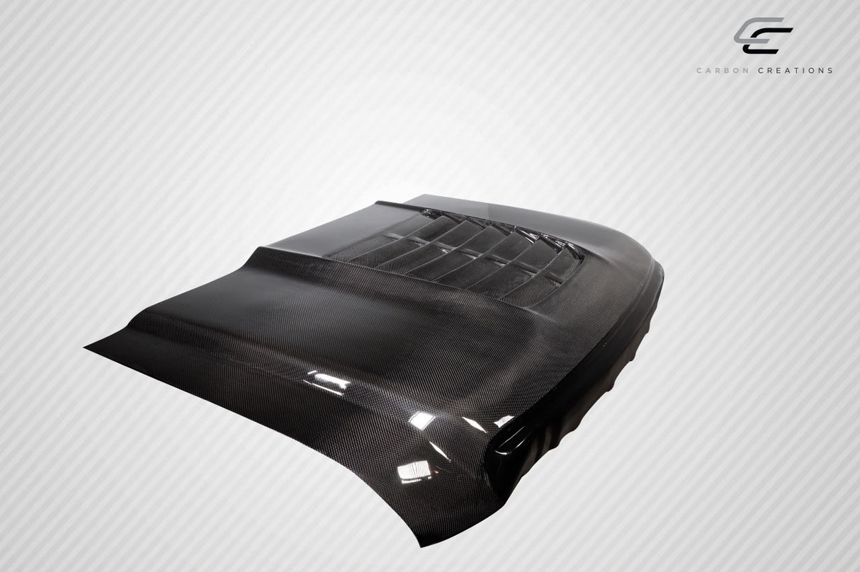 2008-2010 Ford Super Duty F250 F350 F450 Carbon Creations GT500 V2 Hood - 1 Piece