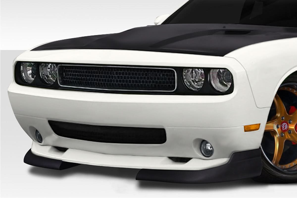 2008-2014 Dodge Challenger CVX Style Front Lip Splitter - FRP