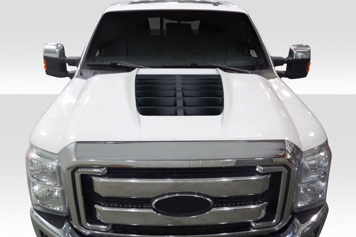 2011-2016 Ford Super Duty F250 F350 F450 GT500 V2 Style Hood - FRP