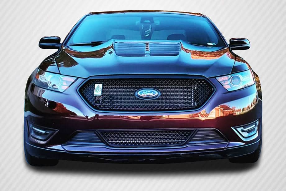 2013-2019 Ford Taurus GT500 V2 Style Hood - Carbon Fiber